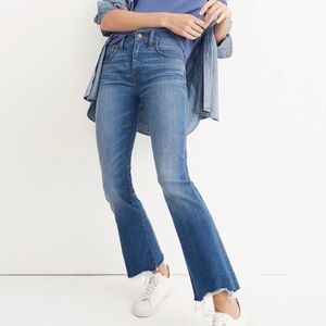 Madewell Blue Wide Leg Flare Jeans